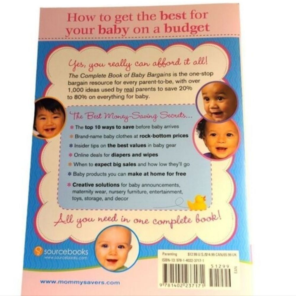 THE COMPLETE BOOK OF BABY BARGAINS Baby On A Budget Paperback NWT - Picture 10 of 13